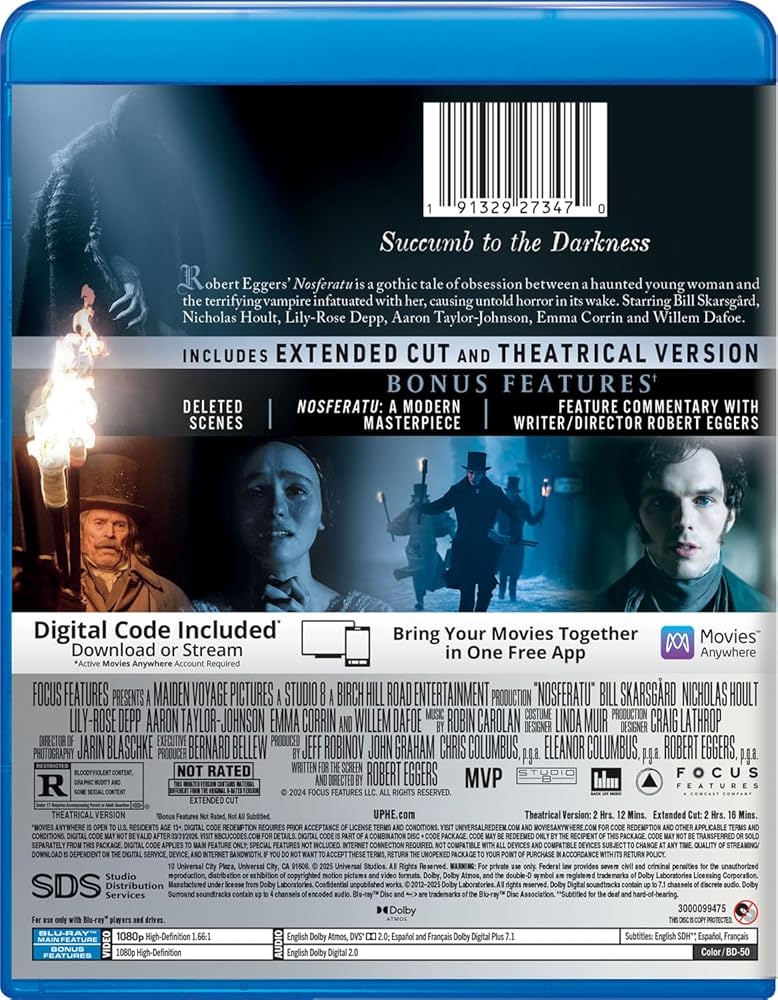 Amazon.co.jp | Nosferatu (Blu-ray + Digital) [Region Free